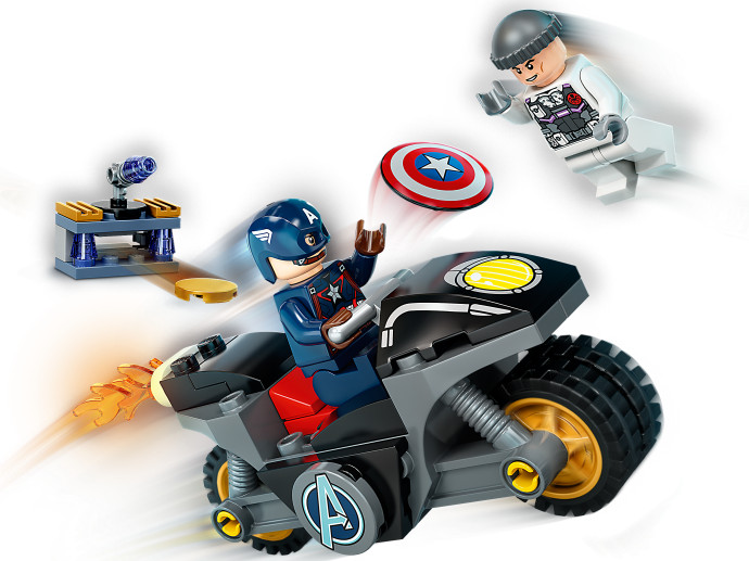 Captain America and Hydra Face-Off