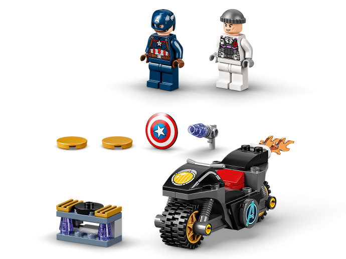 Captain America and Hydra Face-Off