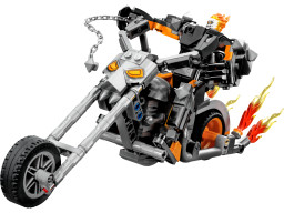 Robotický oblek a motorka Ghost Ridera