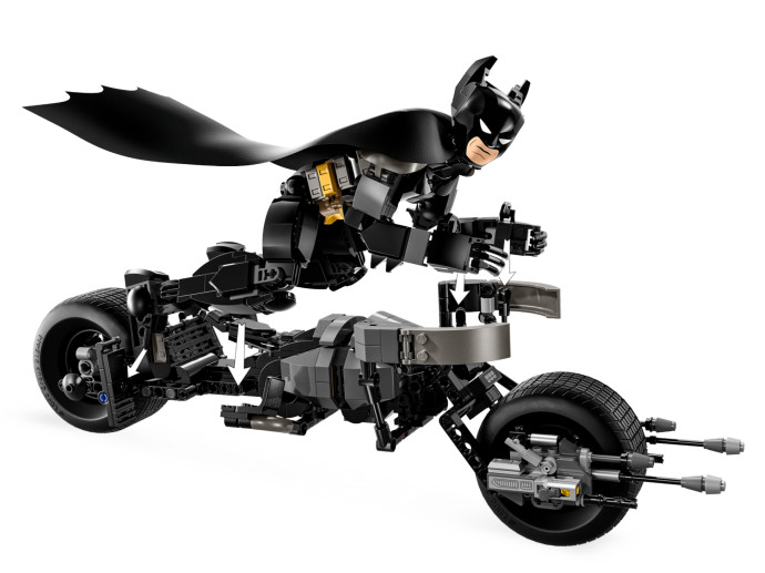 Zostaviteľná figúrka: Batman™ a motorka Bat-Pod