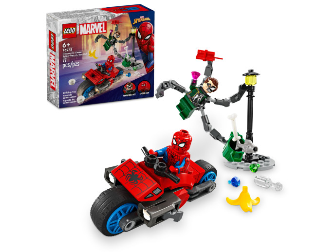 Naháňačka na motorke: Spider-Man vs. Doc Ock