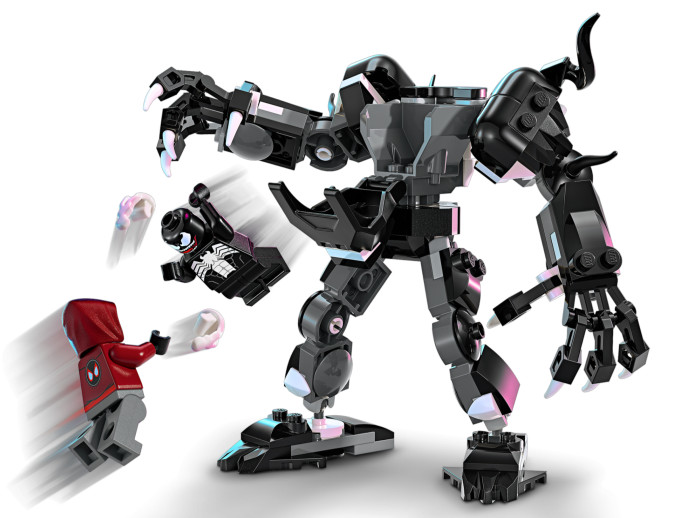 Venom v robotickom brnení vs. Miles Morales