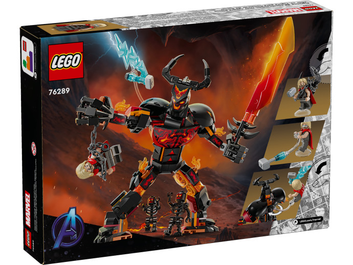 Zostaviteľná figúrka: Thor vs. Surtur
