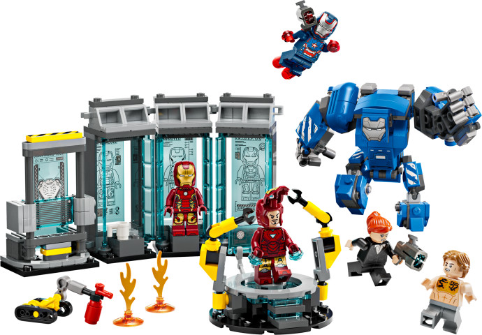 Iron Man a jeho laboratoř: Síň brnění