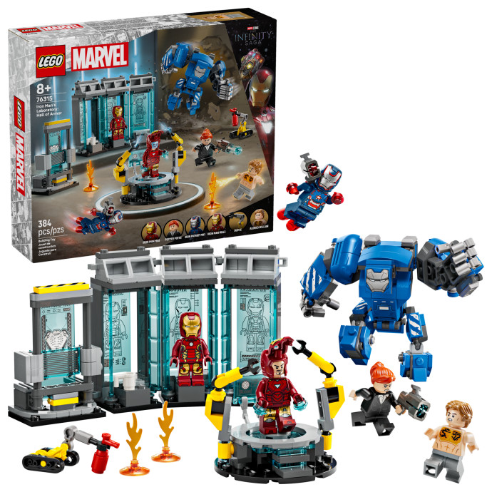 Iron Man a jeho laboratoř: Síň brnění