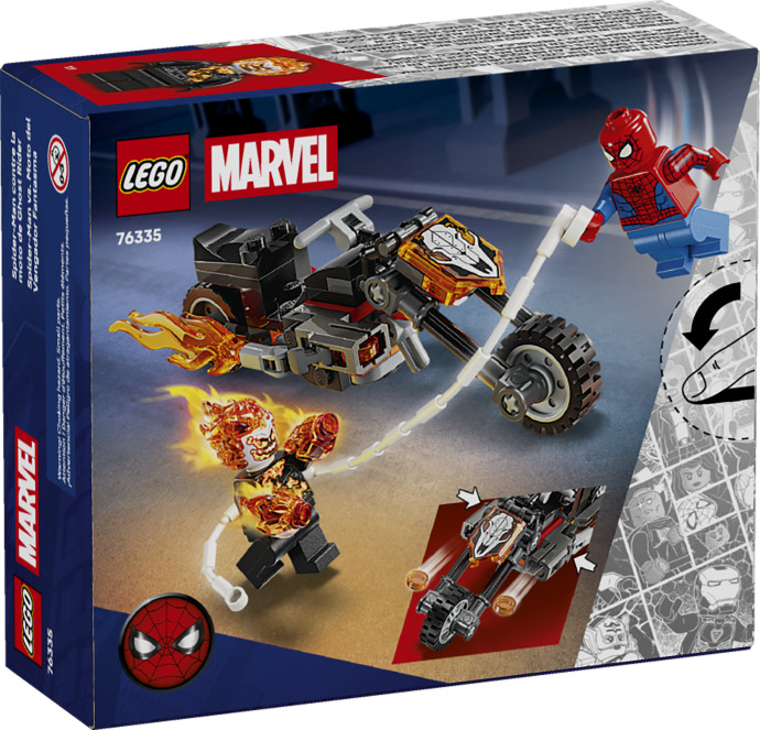 Spider-Man vs. Ghost Rider na motorke