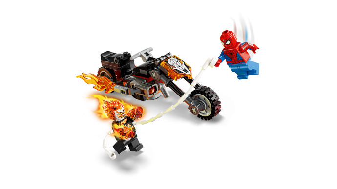 Spider-Man vs. Ghost Rider na motorke
