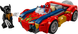 Spider-Man a auto vs. venomizovaný Wolverine