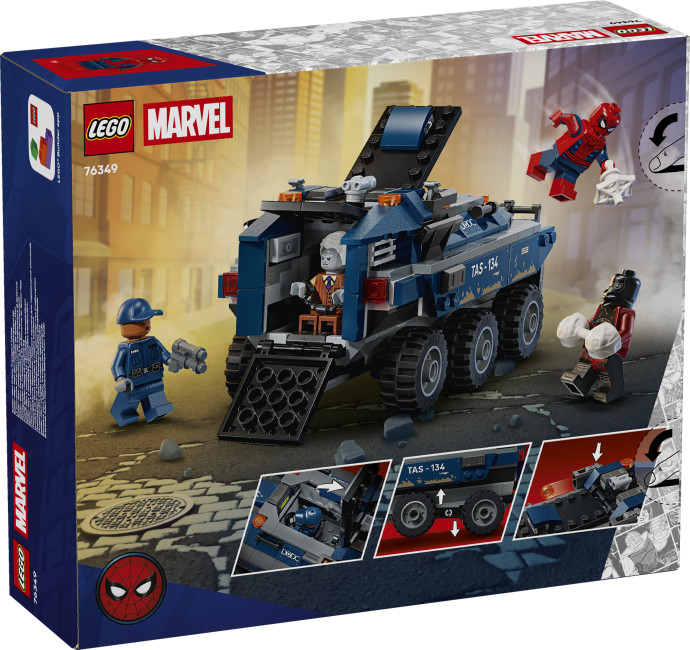 Spider-Man a naháňačka väzenského transportéru