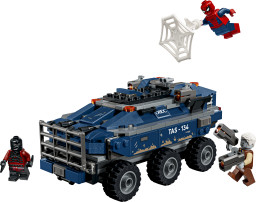 Spider-Man a honička za vězeňským transportérem