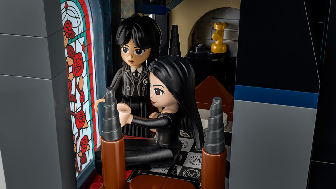 Morticia a jej chata