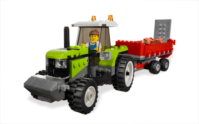 Vepřín a traktor