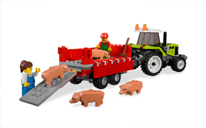 Vepřín a traktor