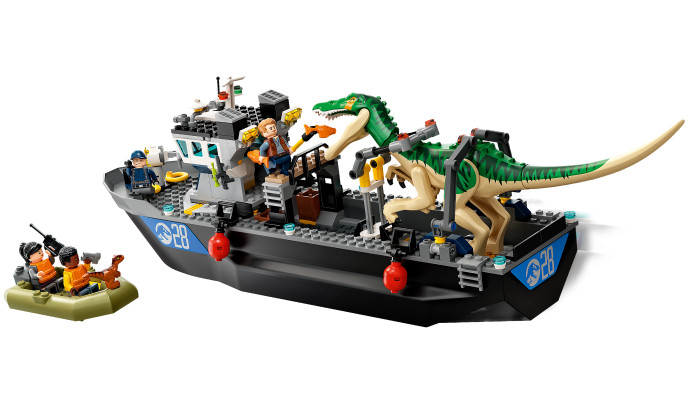 Baryonyx Dinosaur Boat Escape
