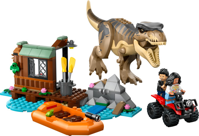 T-rex a útěk po řece