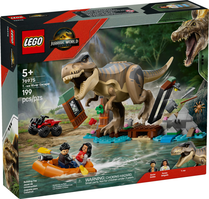 T-rex a útek po rieke