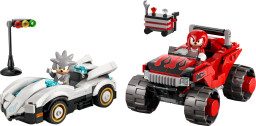 Silver a jeho auto vs. Knuckles a jeho monster truck