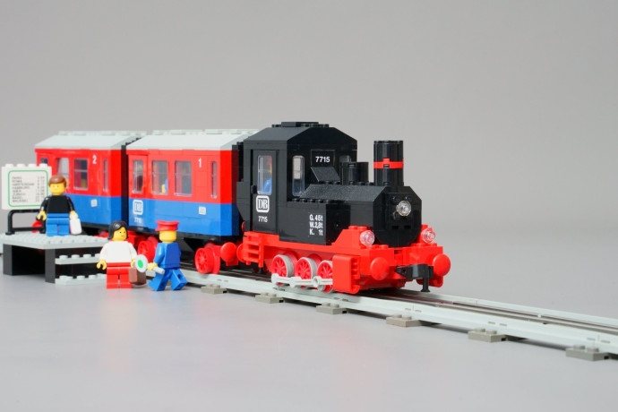 Push-Along Passenger Steam Train