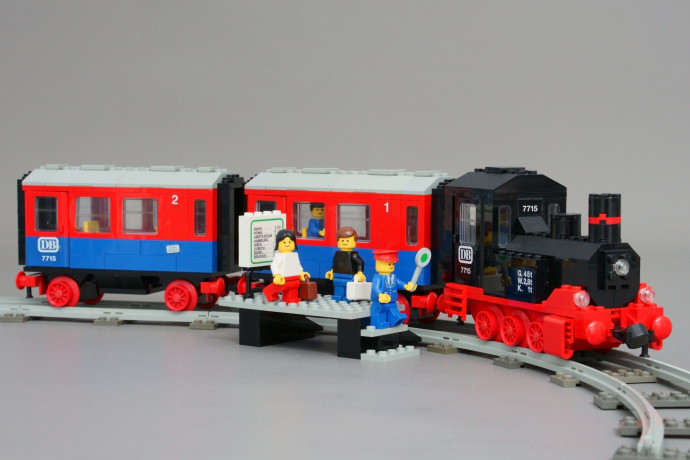 Push-Along Passenger Steam Train