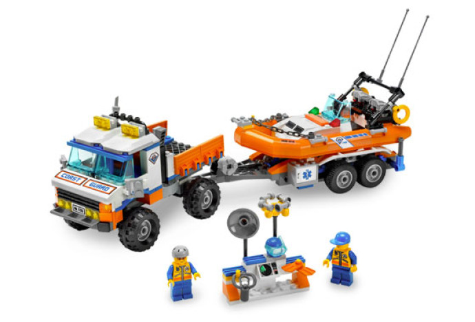 Coast Guard Truck with Speed Boat