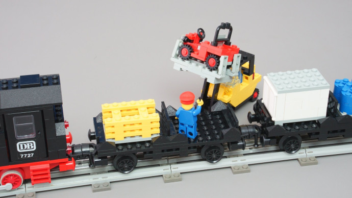 Freight Steam Train Set
