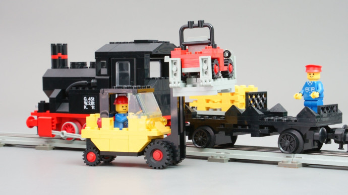 Freight Steam Train Set