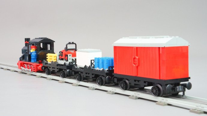 Freight Steam Train Set