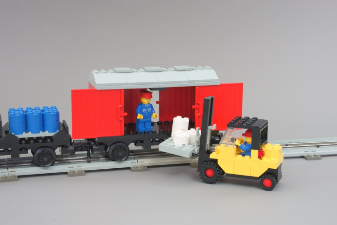 Freight Steam Train Set