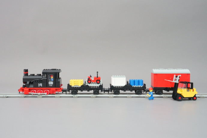 Freight Steam Train Set