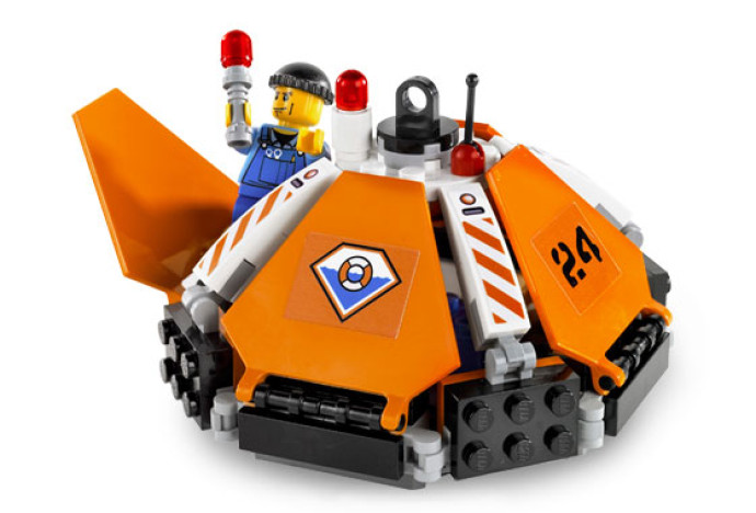 Coast Guard Helicopter & Life Raft