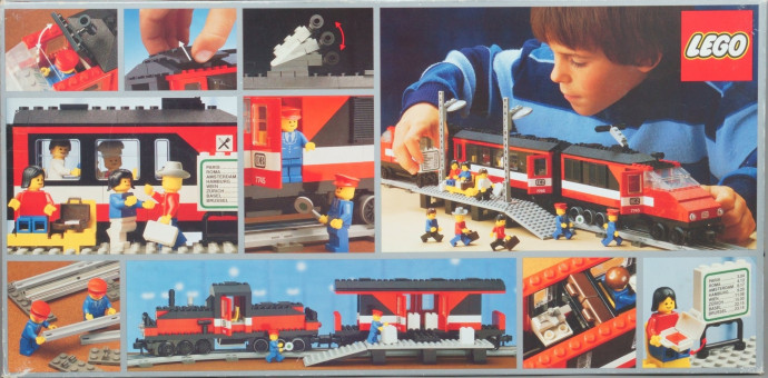 High-Speed City Express Passenger Train Set