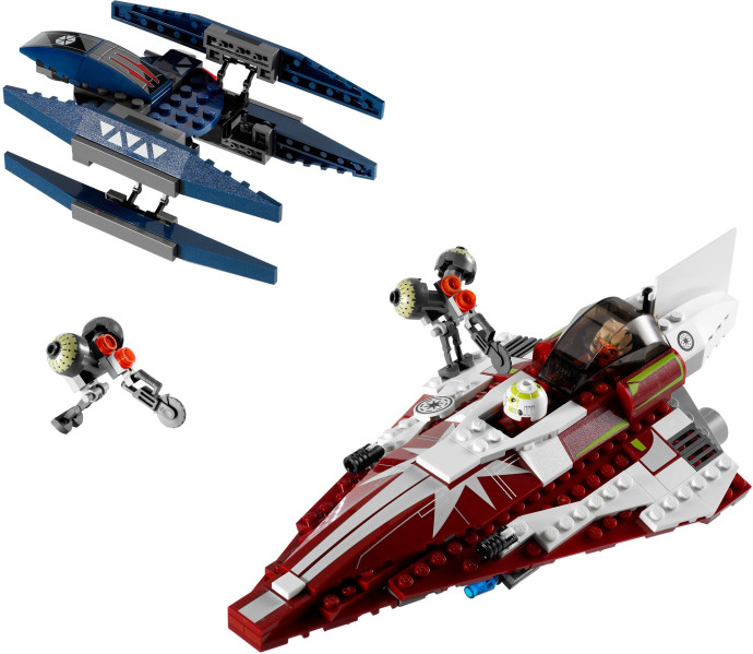 Ahsoka's Starfighter and Vulture Droid