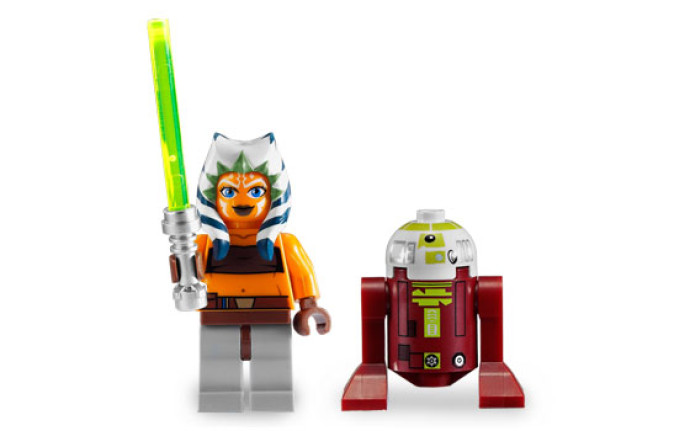Ahsoka's Starfighter and Vulture Droid