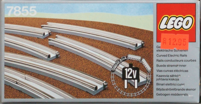 8 Straight Rails Grey 4.5V