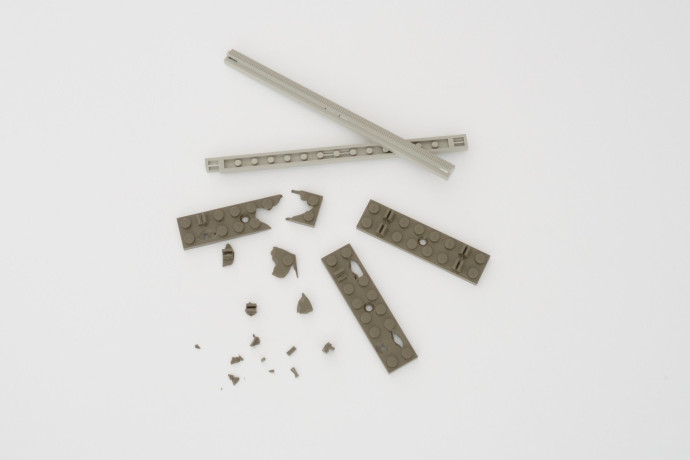 8 Straight Rails Grey 4.5V