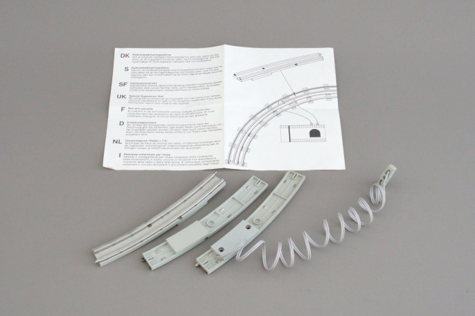 8 Straight Rails Grey 4.5V