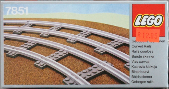 8 Straight Rails Grey 4.5V