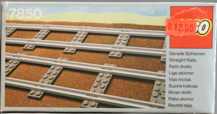 8 Straight Rails Grey 4.5V