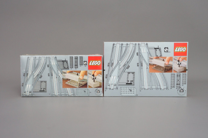 Left and Right Manual Points with Electric Rails Grey 12V