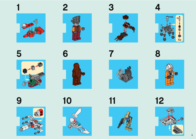 Adventní kalendář LEGO Star Wars