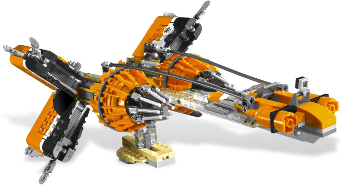 Anakin Skywalker and Sebulba's Podracers