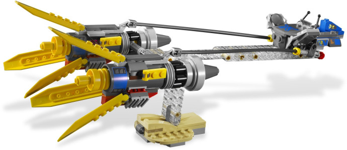 Anakin Skywalker and Sebulba's Podracers