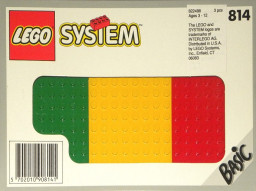 Baseplates, Green, Red and Yellow