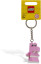 Pink Hippo Key Chain