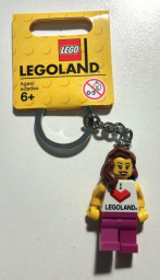 I Brick LEGOLAND Key Chain (Female)