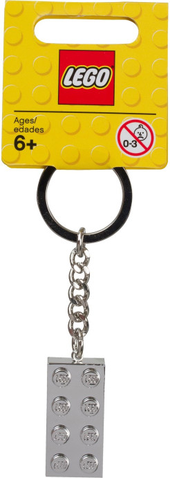 Metalized 2x4 Key Chain