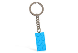 Light Blue Brick Key Chain