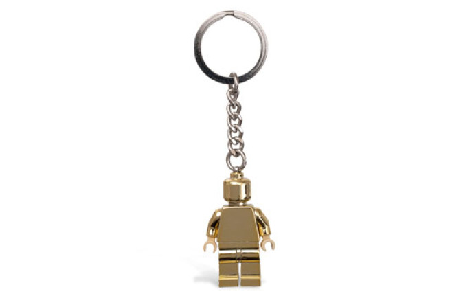 LEGO Gold Minifigure Key Chain