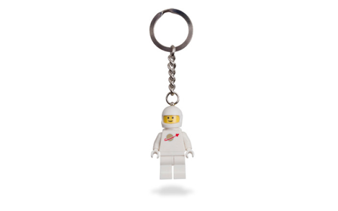 White Spaceman Key Chain
