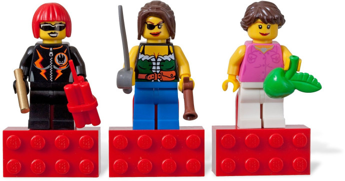 Female Minifigure Magnet Set